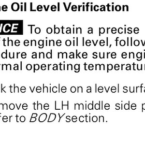 SpyderRS2010sm5 OILLEVEL1 - 2010 RS SM5 Owner's Manual - Engine Oil Level Verification