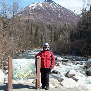 On the road to Hatchers Pass, AK--there is gold in this stream.