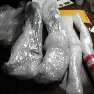 04:  Each of the major pieces was individually bubble wrapped.