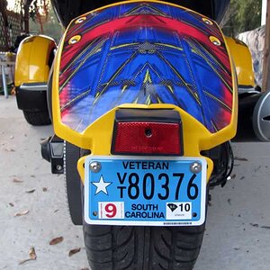 SC Veteran license plate