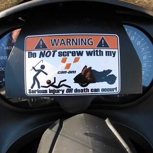 New safety card label