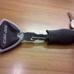 Key Sheath - Key Partially Removed