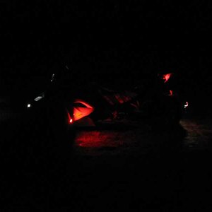 Left side of Spyder at night