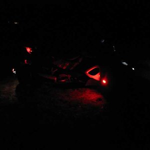 Right side of Spyder at night