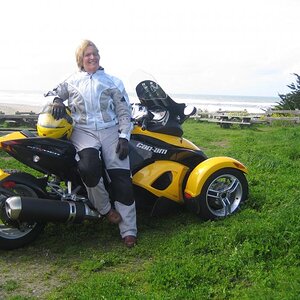 Rose, me and the ocean