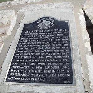 Pecos River plaque
March 2010
