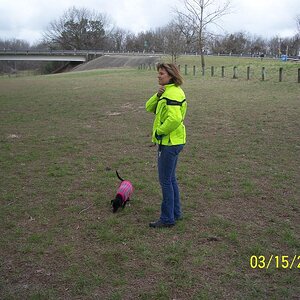 Syclemom and co-rider Abby