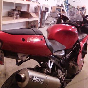 my zx12, 195mph true speed, straight death, man I miss riding this thing.