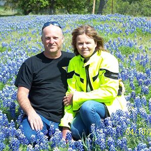 Syclemom "Cindy" and myself west of austin on Tx. 71