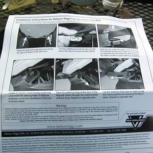 Instructions and warranty card