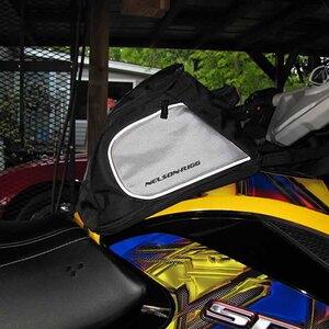 Side shot of bag on Spyder