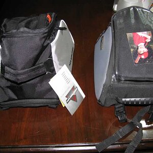 Nelson-Rigg on left, Can-Am on right