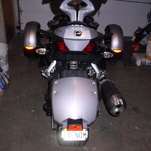 Rear shot of Sports rack with back rest