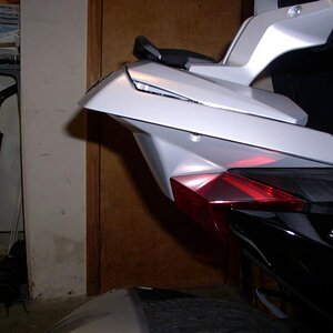 Side shot of Sports rack with back rest