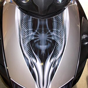 Front lid center piece inplace