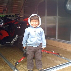 Tied down and ready to go.