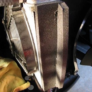 Side piece installed