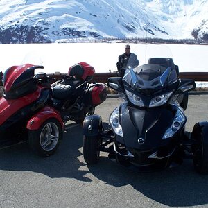 April 2010--overlooking Portage Lake--First ride of the season