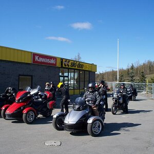 ALASKA SPYDER RYDERS--FIRST RIDE:  MAY 2010