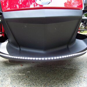 Custom LED lighting around the front