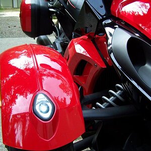 LEDs in the fender tip lights