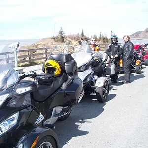 4 little Spyders, all in a row--Turnagain Arm--May 15, 2010