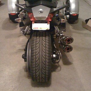 The back end of the spyder