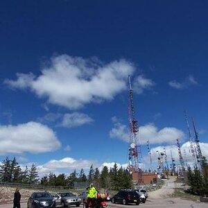 TrickyDick at the top of the Sandia Mountain, Albuquerque, NM