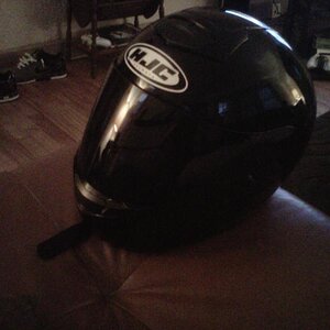 Helmet after face shield mod.