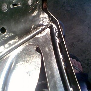 Image rear guard mod to help stop guard cracking.will be gettiing them powder coated silver soon.