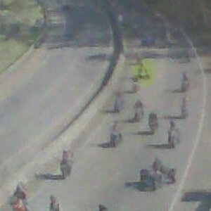 Image. The wife and me on the only spyder on a camp quality for kids with cancer run 
some 400 bikes and trikes took part,as well as around 200 trucks