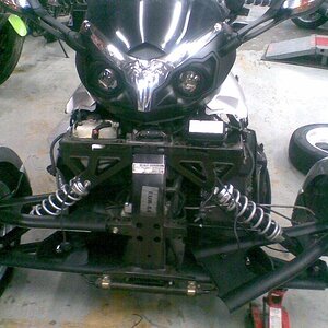 Image..in shop for top ball joint replacement.right side to be done also