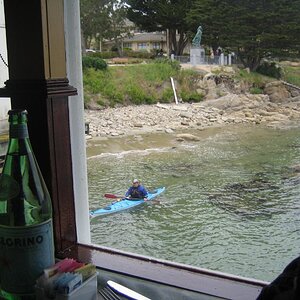 Scenic view during lunch