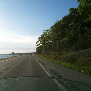 Ryding along US 2 in the UP ---- was awesome.