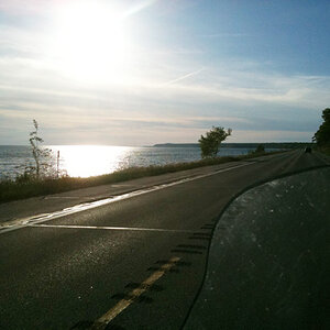 Ryding along US 2 in the UP ---- was awesome.