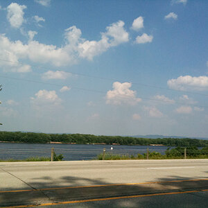 Ryding along the Mississippi in Minnesota.