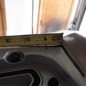 measured distance from back