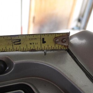 The tape kept moving and my eyes were getting crossed trying to hold the camera and tape, this is close, (very close)