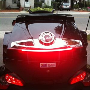 The Sopher new third brake light; lazer line LED's