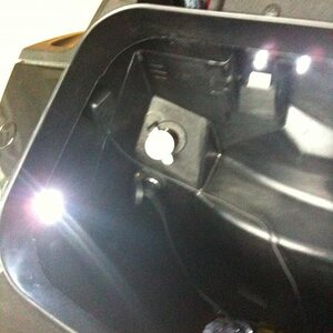 Right side LED pod lights for trunk.