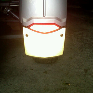 Reflective Decal when lights hit it