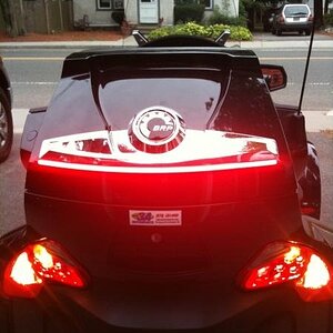 The Sopher new third brake light WITH left and right turn signals. Looks great!