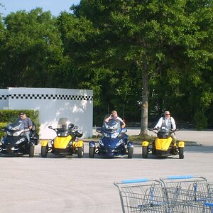 starting the line up of spyders