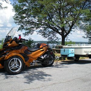 On the way to the campground - rest area