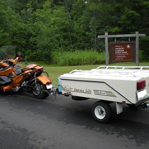 Arriving at Jacques Cartier State Park, Morristown, NY