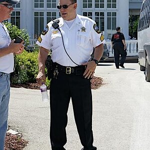 Me Brown Nosing with the Lake Villa Police