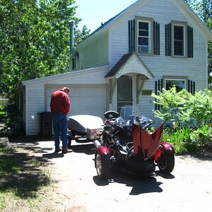 Unpacking after Chicago.
