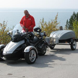 First trip with the trailer, up the Northshore.