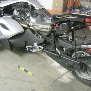 Spyder in the shop at Corbin