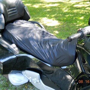RT Seat Rain Cover Installed